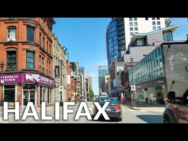 Halifax Downtown Drive 4K - Nova Scotia, Canada