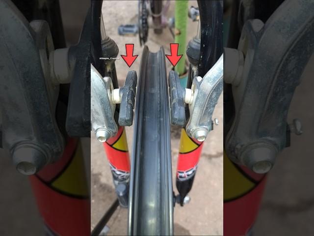 Bike Brakes Adjustment! How to Get Perfectly Working Bicycle Brakes #shorts #bike #tips #tricks