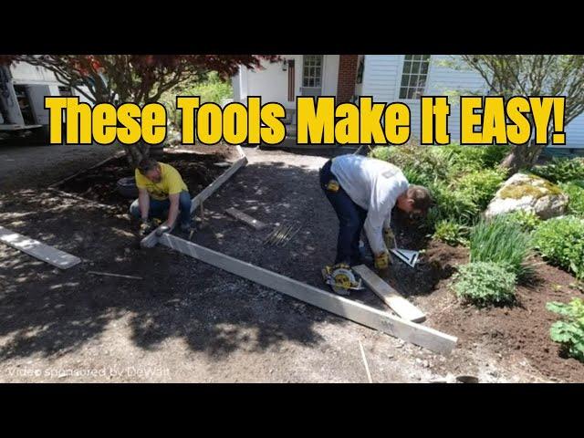 Concrete sidewalk EXPERT Shares Top Tips for Odd Shapes