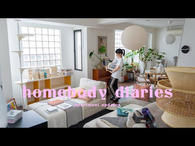 Homebody Diaries | Cozy apartment updates, Spending all day at home as an introvert, Cooking with me