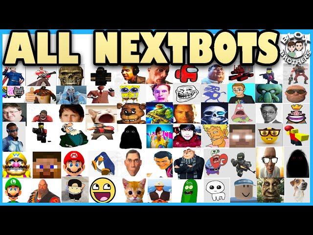 ALL EVADE CURRENT NEXTBOTS + ORIGINS BACKGROUNDS / Roblox Evade ( April 2023 )