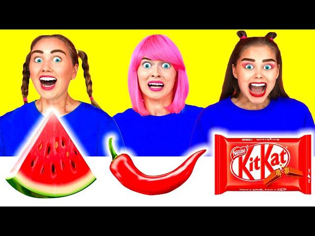 Food of The Same Colors Challenge | Funny Challenges by Ideas4Fun