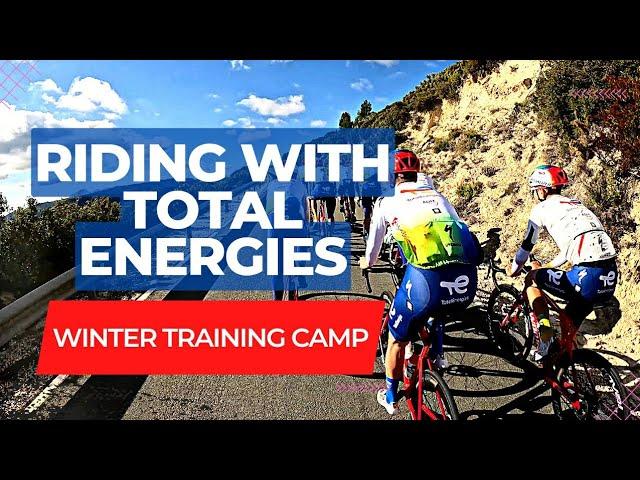 CAN AMATEUR CYCLIST stay for 160km with Pro Cycling Team? TotalEnergies Training Camp in Calpe 