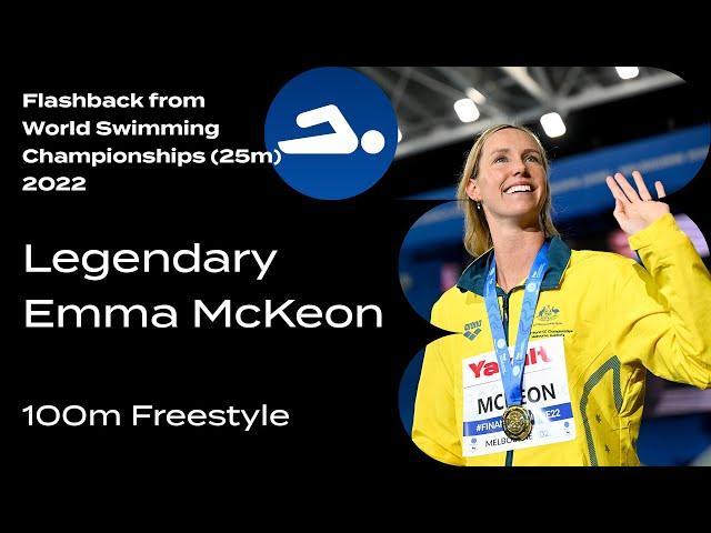  Emma McKeon With Record-breaking Women's 100m Freestyle at World Swimming Championships 2022