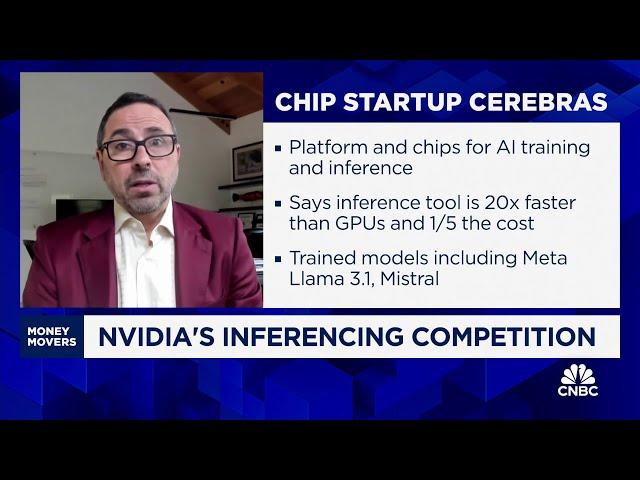 Cerebras CEO: Our inference offering is 20x faster than Nvidia's and a fraction of the price