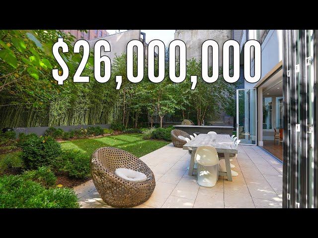 INSIDE a $26,000,000 Luxury NEW YORK CITY CONDO with a PRIVATE BACKYARD!