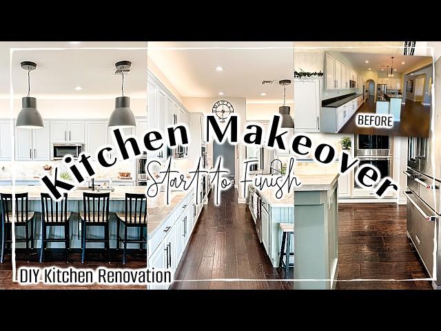 DIY KITCHEN RENOVATION (from START to FINISH)  Step by Step KITCHEN MAKEOVER