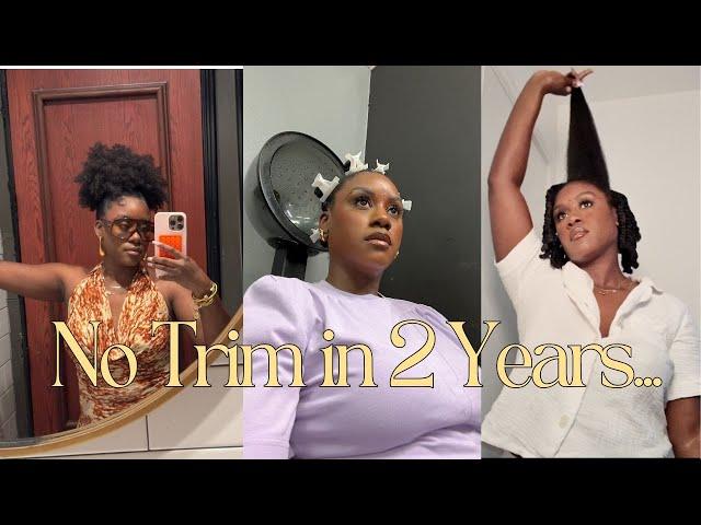 I Preach Regular Trims, But I Haven’t Had One in 2 Years...Here’s Why! Natural Hair Truth & Results