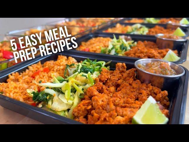 5 Easy Recipes to Make Even If You've Never Meal Prepped Before