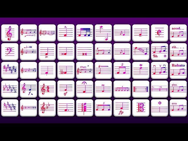 50 Music Symbols Explained in 15 Minutes!