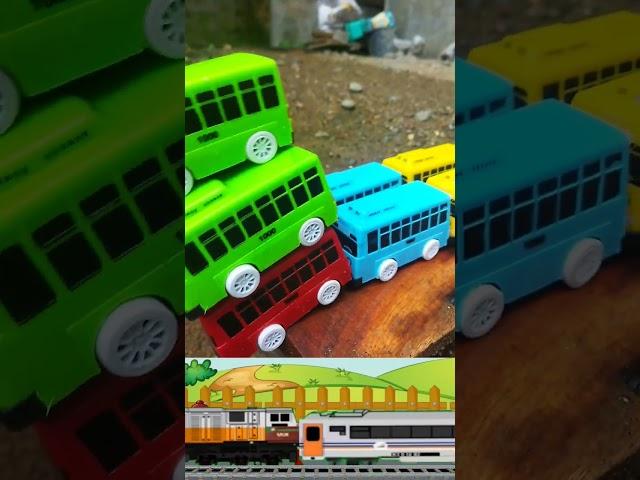 Bus telolet, bus tayo, telolet basuri, mobil truk, truk oleng, cat video, cartoon, mobil mobilan