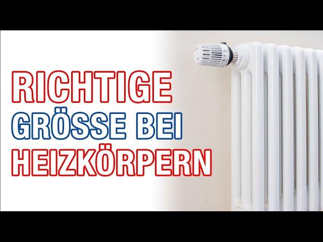 Wie groß muss ein Heizkörper sein? Auslegung von Heizkörpern – So gehts! | Kiefer Gebäudetechnik