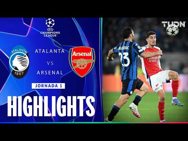 HIGHLIGHTS - Atalanta vs Arsenal | UEFA Champions League 2024 | TUDN