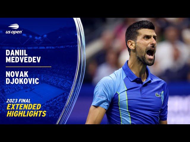 Daniil Medvedev vs. Novak Djokovic Extended Highlights | 2023 US Open Final