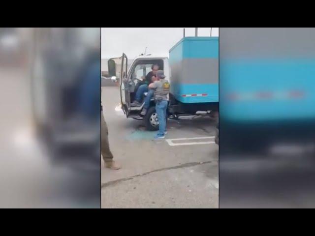 Federal agents seen detaining day laborers outside a Home Depot in Hollywood