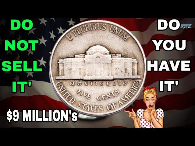 Top 5 High valuable Jefferson Nickel Coins rare Nickel's coins worth money!