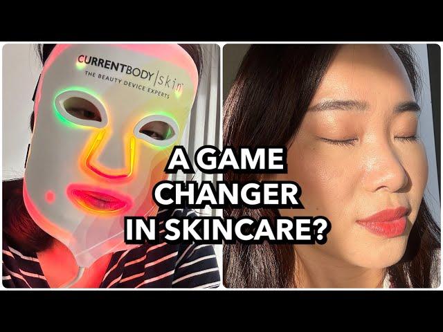 MY NIGHT TIME SKINCARE ROUTINE  feat. CURRENTBODY SKIN 4-in-1 LED MASK | HONEST Review ️