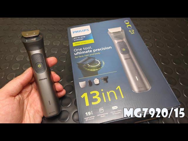 Philips All in One Trimmer Unboxing - 7000 Series Wet and Dry Trimmer MG7920/15