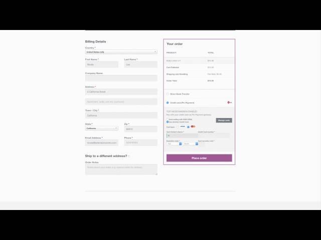 WooCommerce Pin Payments