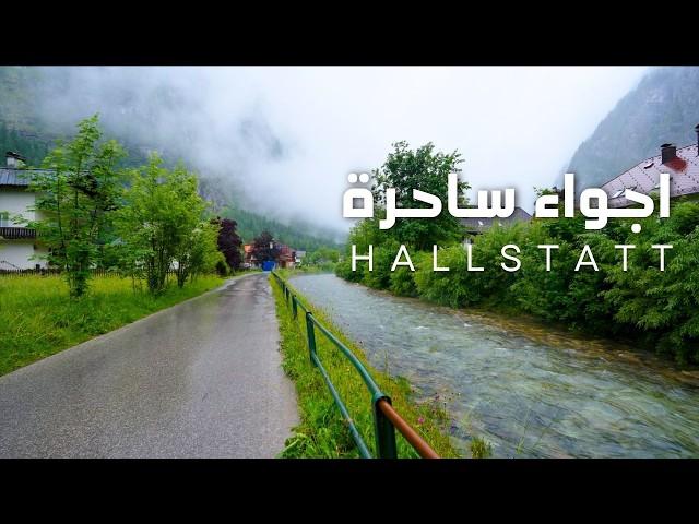 صباح ممطر في قرية هالشتات أجواء خلابة في أجمل قرية بالعالم | A Rainy Morning in Hallstatt