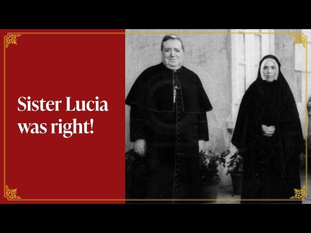 Sister Lucia told Fr. Fuentes this would happen