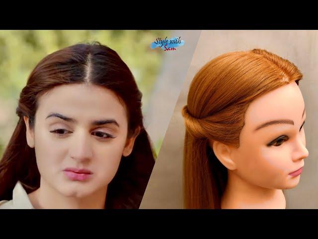 Hira Mani Hairstyle | Ghalti Last Episode | Zaira | Easy Hairstyles | Hairdo | Style with Sam