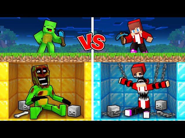 Mikey vs JJ: Who Mined The Best Scary Entity In Minecraft (Maizen)