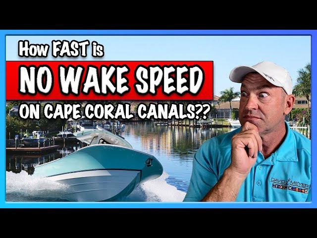 Cape Coral Canals - How Fast Can You Go?