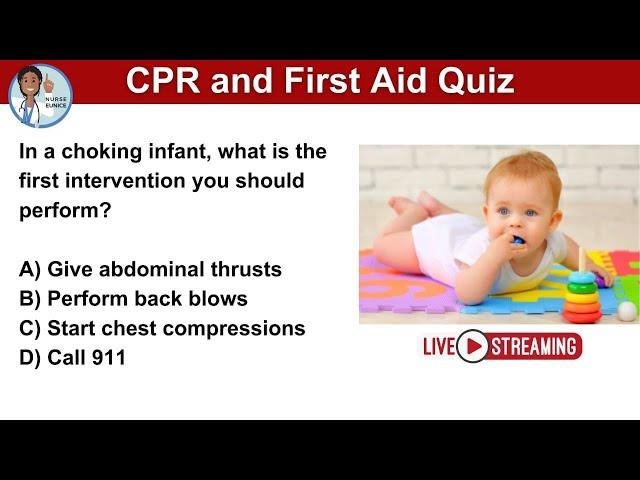 2024 CPR, AED, and First Aid Practice Test with Nurse Eunice