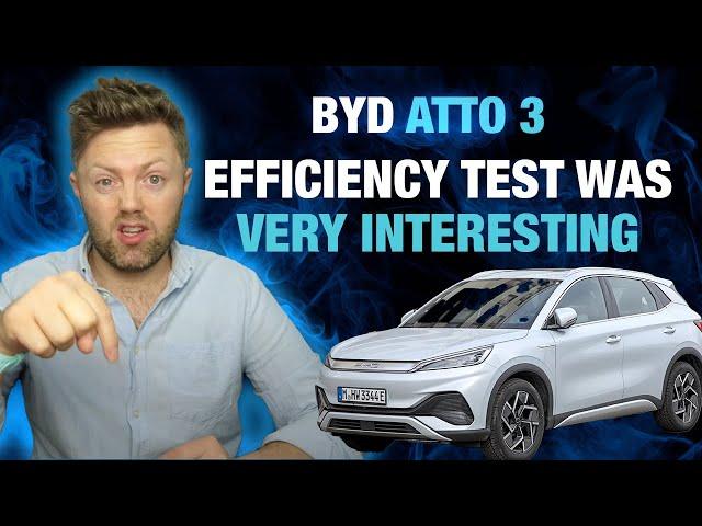 BYD Atto 3 is NOT efficient at these speeds! Don't waste your range.