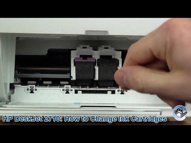 HP Deskjet 2710e: How to Change/Replace Ink Cartridges