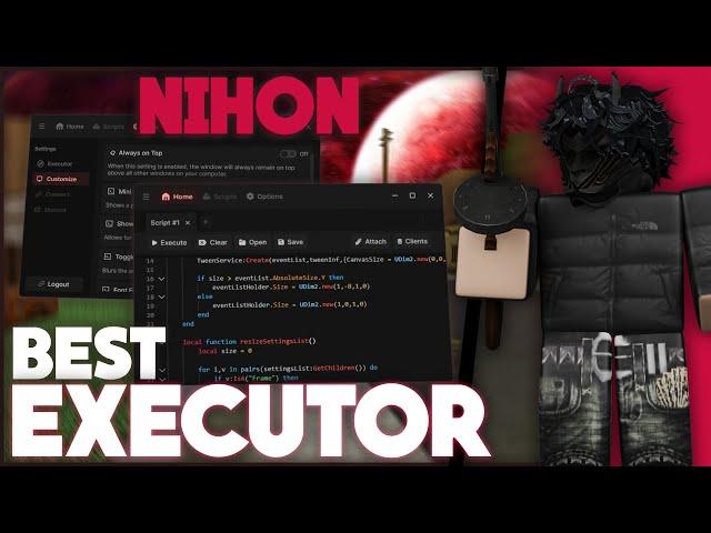 So the BEST Executor JUST Released.. (Nihon Roblox Executor with 100% UNC )