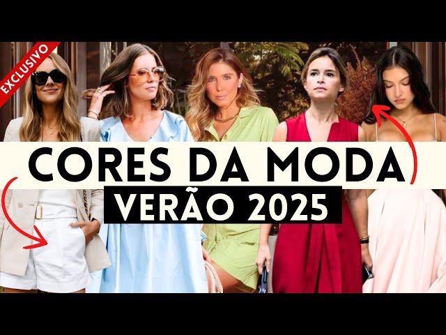 CORES VERÃO 2025 - 10 CORES BOMBANDO PRIMAVERA VERÃO 2024 - 2025