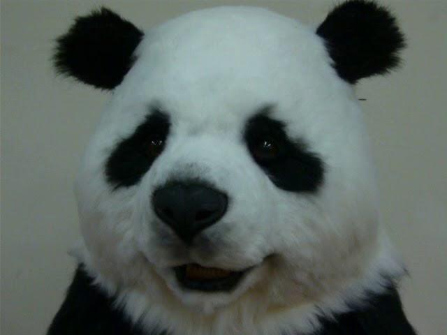 魔人社遙控寫實熊貓製作動作2015 mostudio animatronic panda suit movement