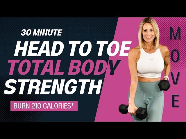 30 Minute Head to Toe! No Repeat Strength Workout