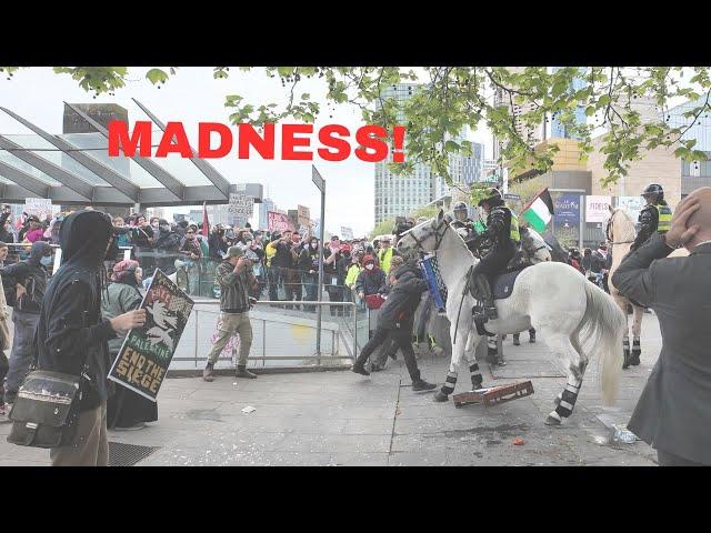 Protest Turns Violent On Melbourne Streets (part 1 of 3)