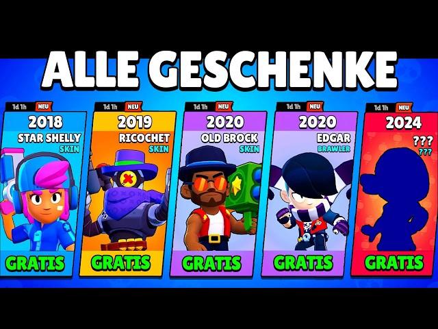 Alle Geschenke in Brawl Stars (2017-2024)... 