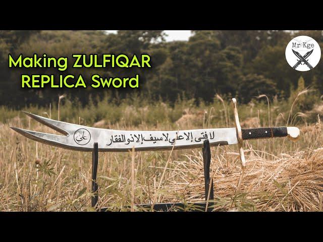 Making ZULFIQAR Replica sword - subscribe my new channel  (mr kge)