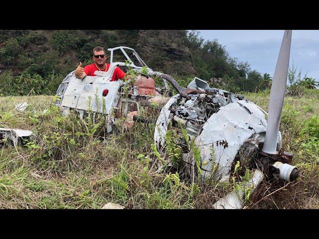 We Found a WWII Plane CRASH!!! Pagan, CNMI / full camp and island tour!