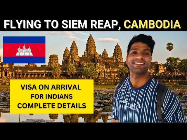 INDIAN Traveler: Flying from Thailand to Cambodia | Visa on Arrival for Indians | Travel Vlog #visa