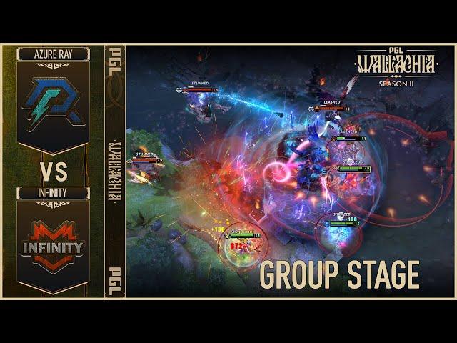 GROUP STAGE! AZURE RAY vs INFINITY - HIGHLIGHTS - PGL Wallachia S2 | DOTA2