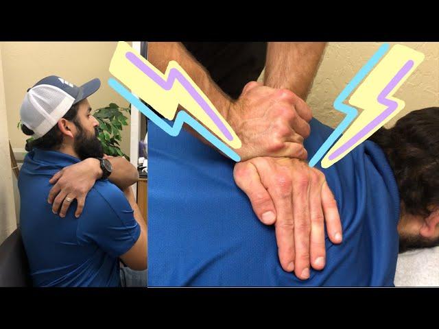 Severe Rib Pain "Crack" Chiropractic Adjustment