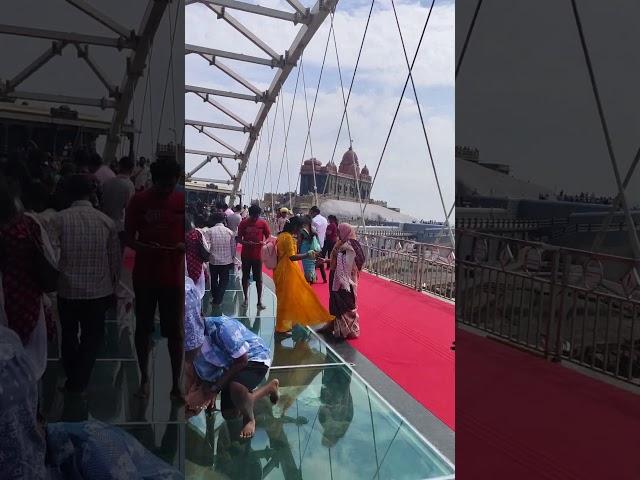 vivekananda rock memorial glass bridge