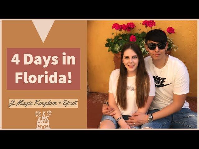 AMWF Couple | 4 Days in Florida ft. Disney World | AKA 국제커플 4일간의 플로리다 브이로그! & 디즈니월드