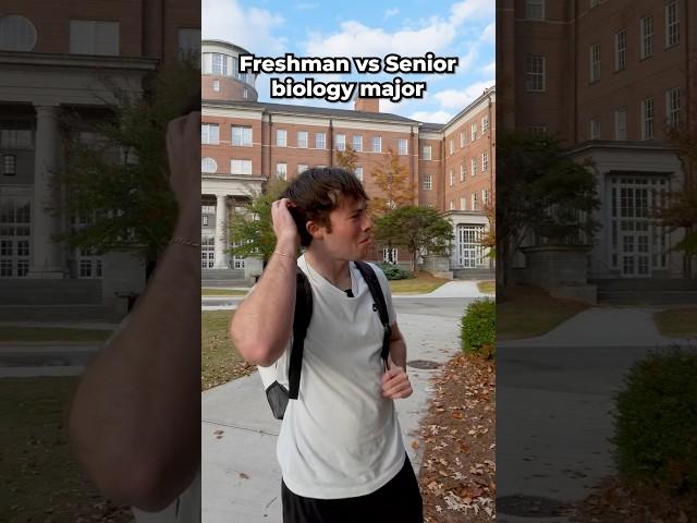 Freshman vs Senior Biology Majors