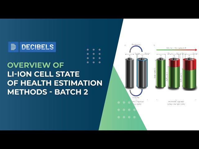 Overview of Li Ion Cell State of Health Estimation Methods - Batch 2 | Decibels Lab