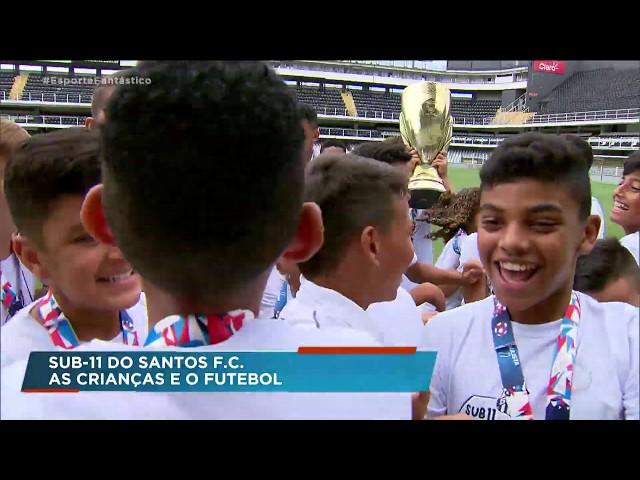 Conheça a seleção sub 11 do Santos, que promete sucesso para o time