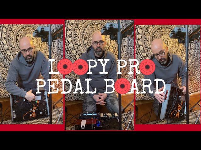 My new pedal board for my Loopy Pro/iPad Rig