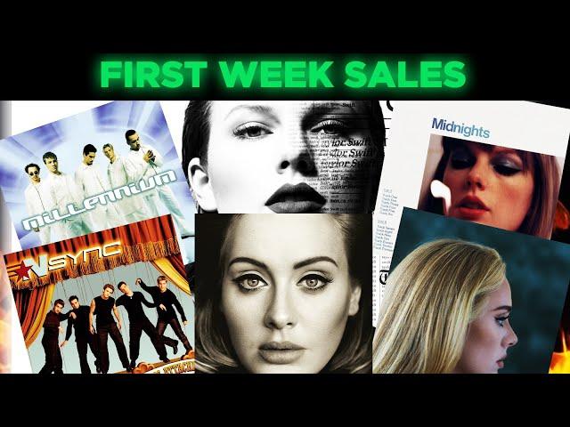 The Biggest First Week Sales of each decade