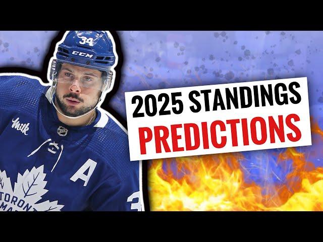 FULL 2025 NHL STANDINGS PREDICTIONS